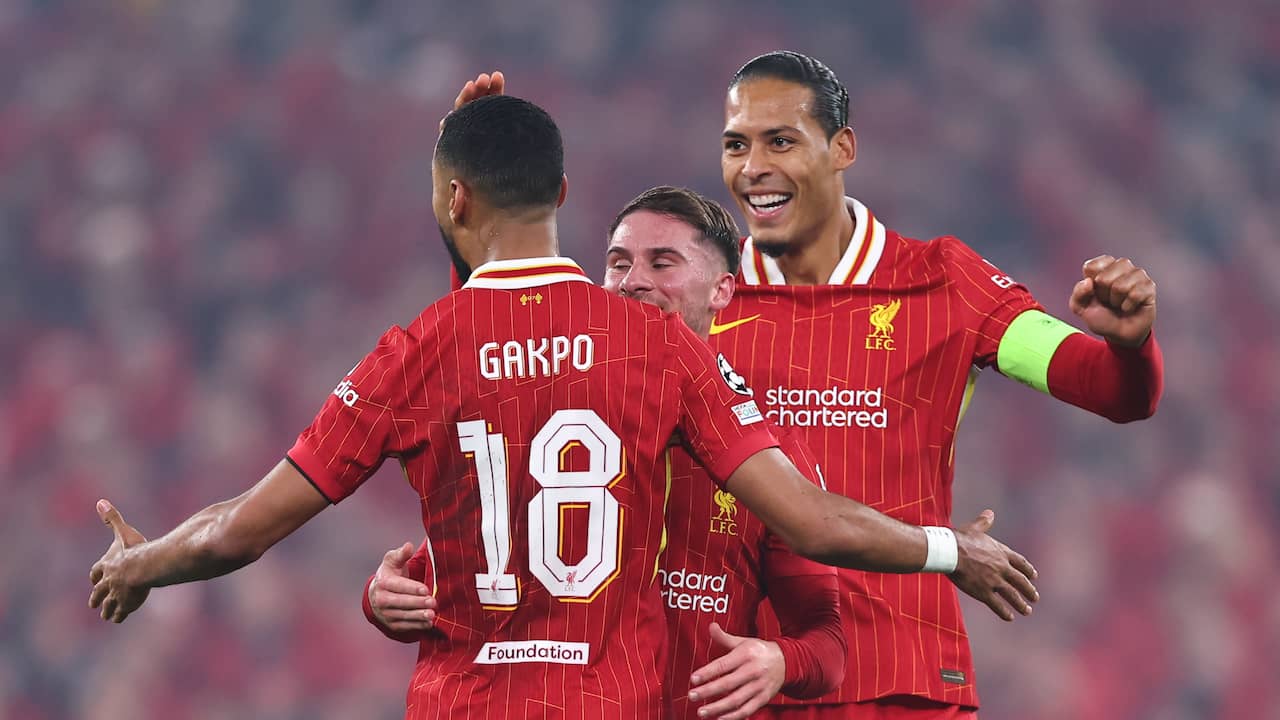 Slot en Liverpool door zege op Leverkusen nu ook in Champions League