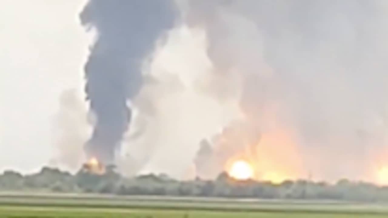 Video | Ooggetuigen filmen nieuwe explosies op de Krim