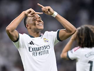 Mbappé helpt Real met twee treffers aan zege, goal Noslin bij gelijkspel Lazio