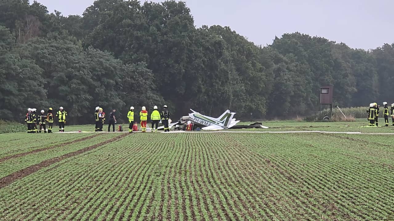 Drie doden doordat uit Hilversum vertrokken vliegtuigje neerstort in Duitsland
