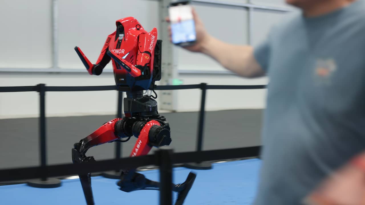 Chinese robot breekt wereldrecord van Usain Bolt op 100 meter sprint