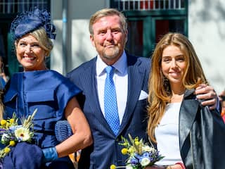 Willem-Alexander, Máxima en Alexia aanwezig bij Grand Prix in Zandvoort