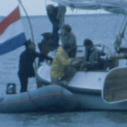 Video | Unieke nieuwe beelden gedeeld van gestrand privéjacht koningin Beatrix