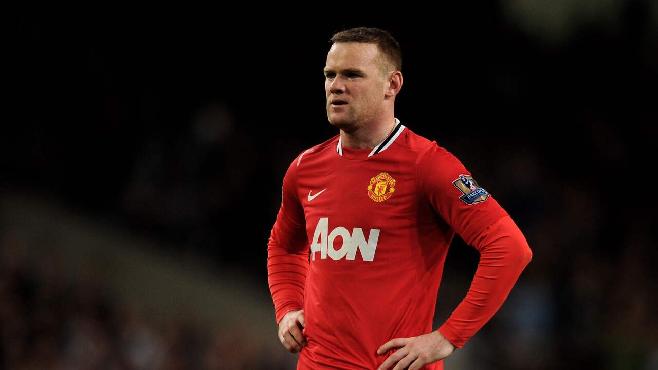 Foto bij United-icoon Rooney wil niet dat rivaal City landstitel uit 2012 kwijtraakt