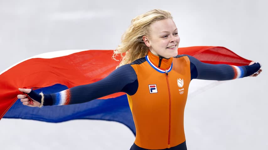 Shorttracker Xandra Velzeboer gaat één keer per week langebaanschaatsen