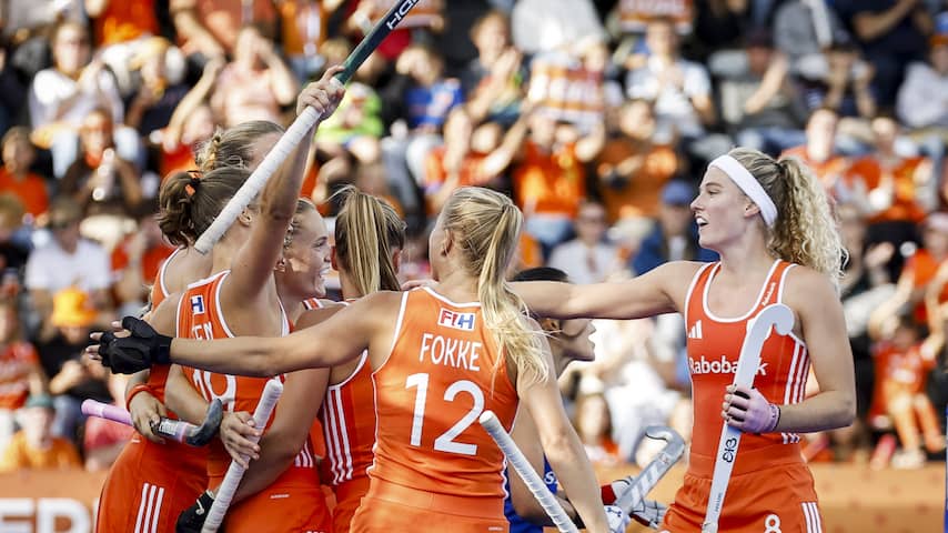 Hockeysters besluiten eerste groepsfase op WK met monsterzege op Japan