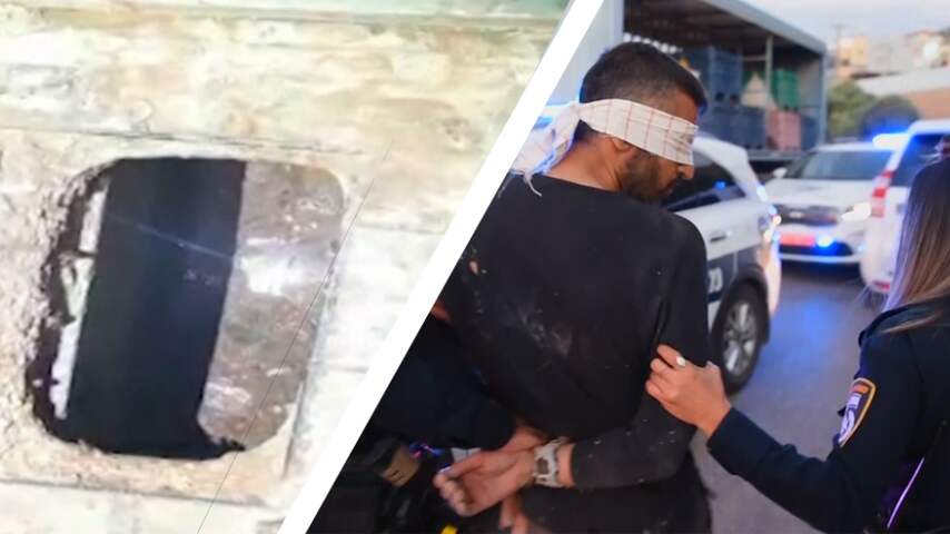 Israël pakt gevangenen op die via zelf gegraven gat ontsnapten