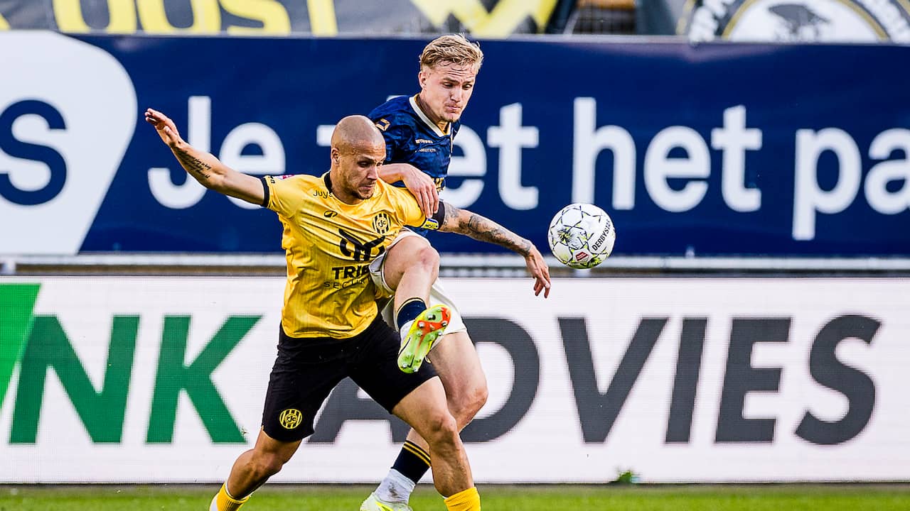 RKC geeft zege bij Roda JC in slotminuut weg in eerste ronde van play-offs