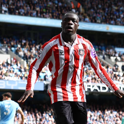 Illustratie bij: Hattrick Brobbey niet voldoende voor zege Sunderland in spektakelstuk bij City