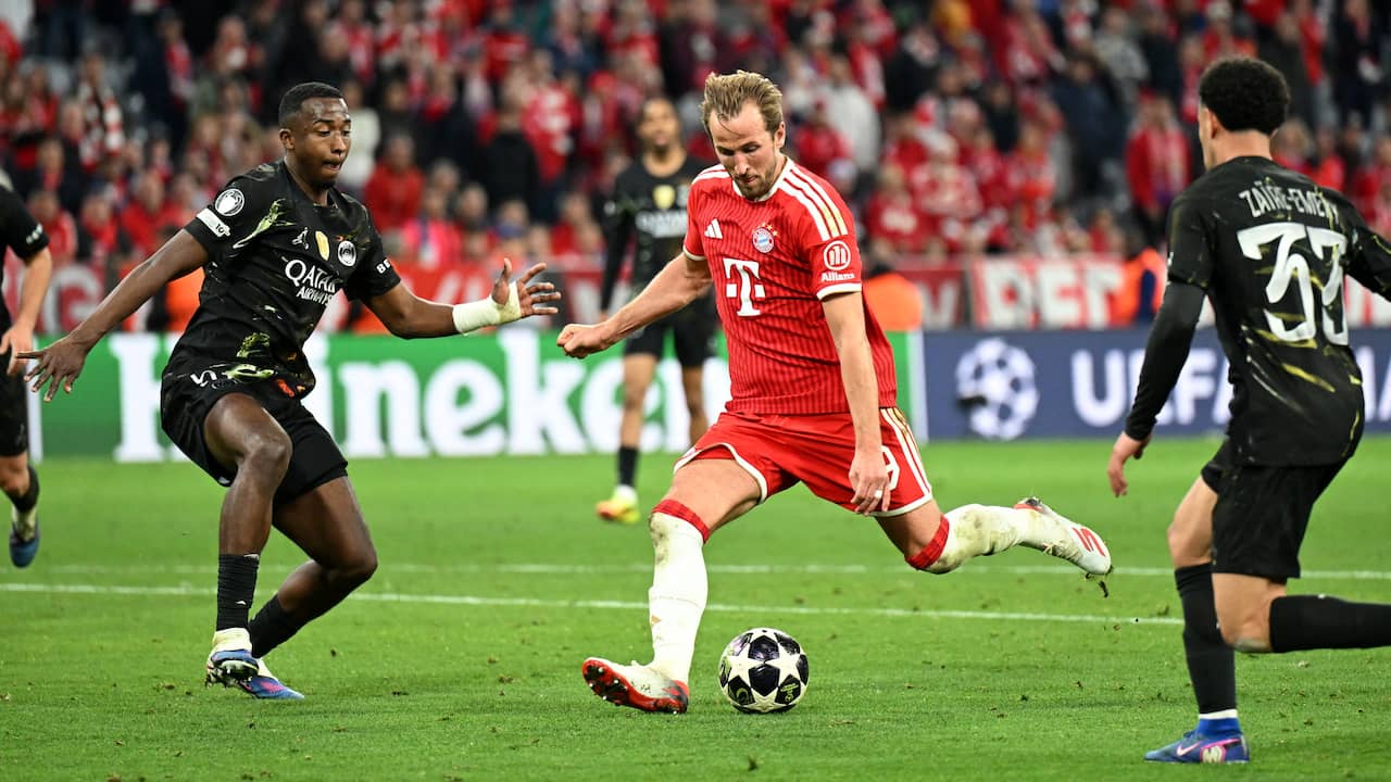 Kane knalt bal snoeihard binnen in slotfase halve finale CL | NU.nl