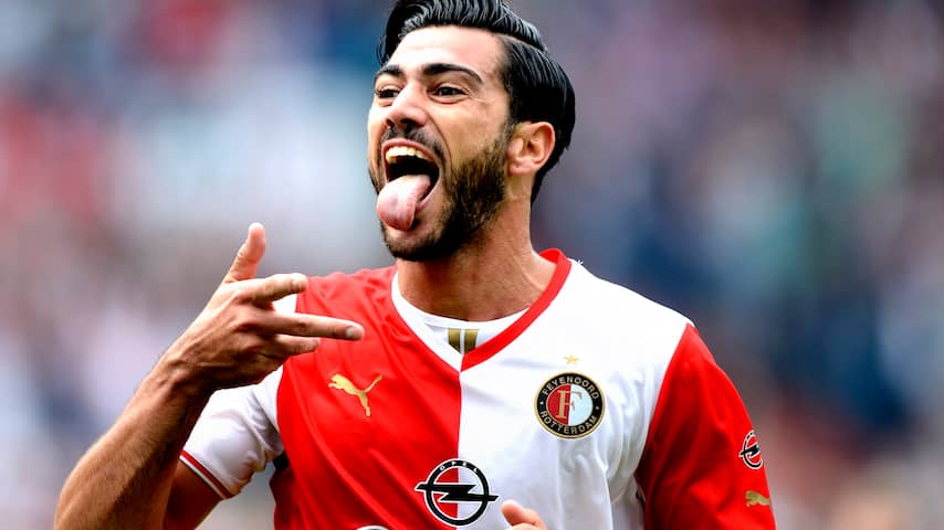 Feyenoord dankzij Pellè langs NAC | Voetbal | NU.nl
