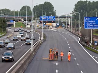 Wegwerkzaamheden A20 Rotterdam