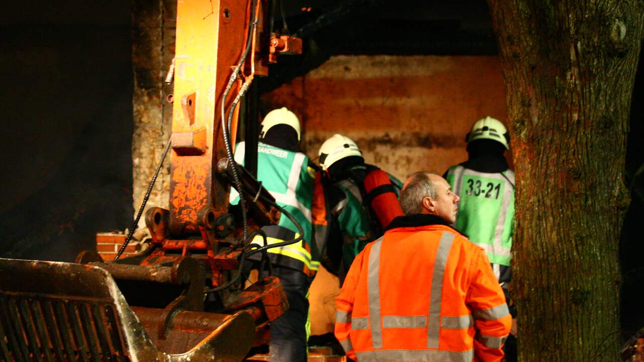 Bewoner uitgebrande boerderij terecht