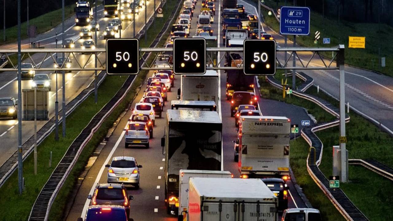 A28 richting Amersfoort afgesloten