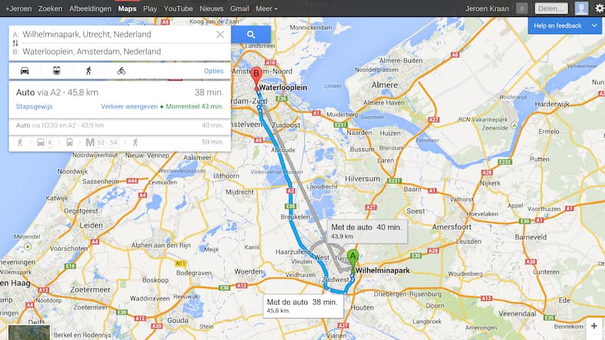 Gmap.nl Hands-on: Nieuwe Google Maps een forse vooruitgang | Tech | NU.nl