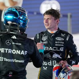 Verstappen blijft Norris nipt voor en wordt tweede in Singapore, Russell wint