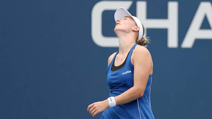 US Open-debutante Koevermans direct klaar na haar eerste Grand Slam-partij