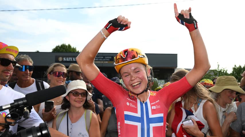 Haugset uitgeblust na bizar lange Tour-solo: 'Vriend vast boos dat ik niet juichte'