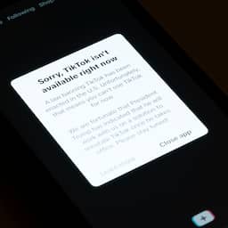 TikTok enkele uren voor verbod offline gehaald in VS