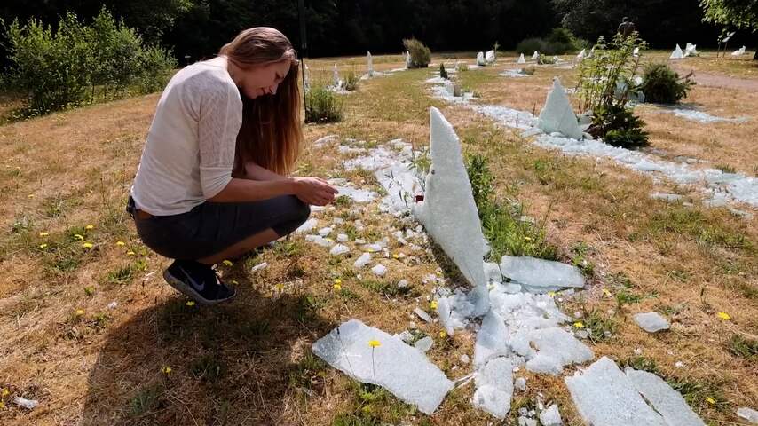 Monument voor kankerpatiënten vernield in Dronten