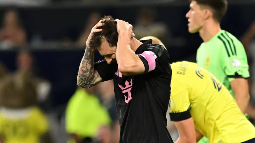 Lionel Messi mist derde penalty op rij en verliest met Inter Miami