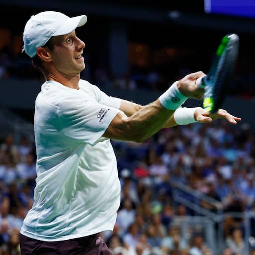 Illustratie bij: Na Griekspoor verliest ook Van de Zandschulp direct op ATP-toernooi Chengdu
