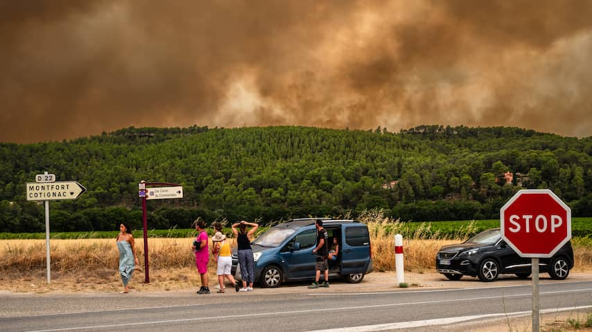 Grootste natuurbrand in Frankrijk onder controle, inwoners terug naar huis