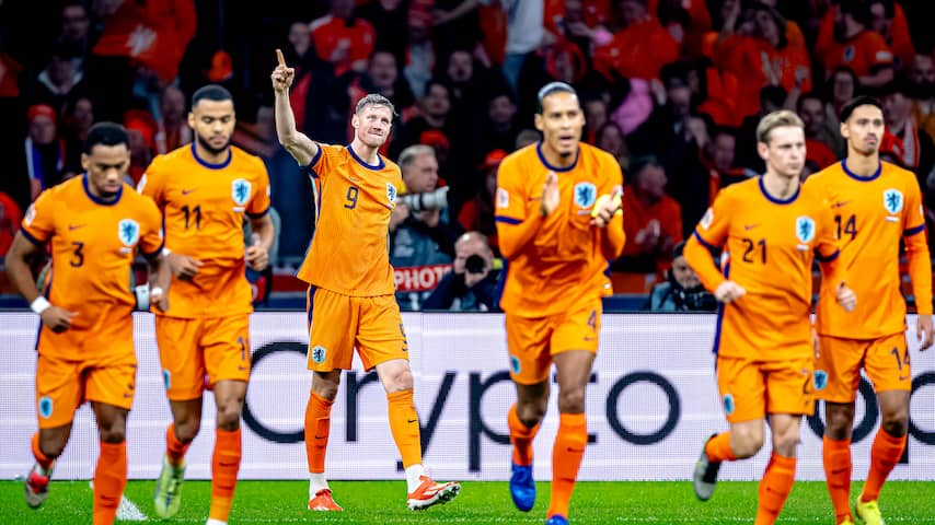 Oranje naar kwartfinales Nations League: bekijk hier de stand en het