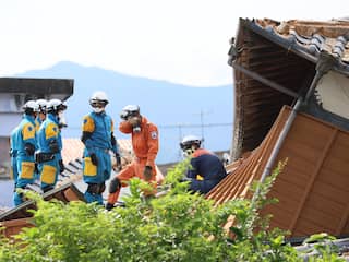 Overlevenden en hulpverleners Japanse aardbeving kampen nu met extreme hitte