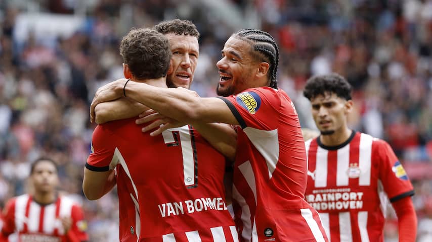 PSV boekt na vroege achterstand overtuigende thuiszege op FC Groningen