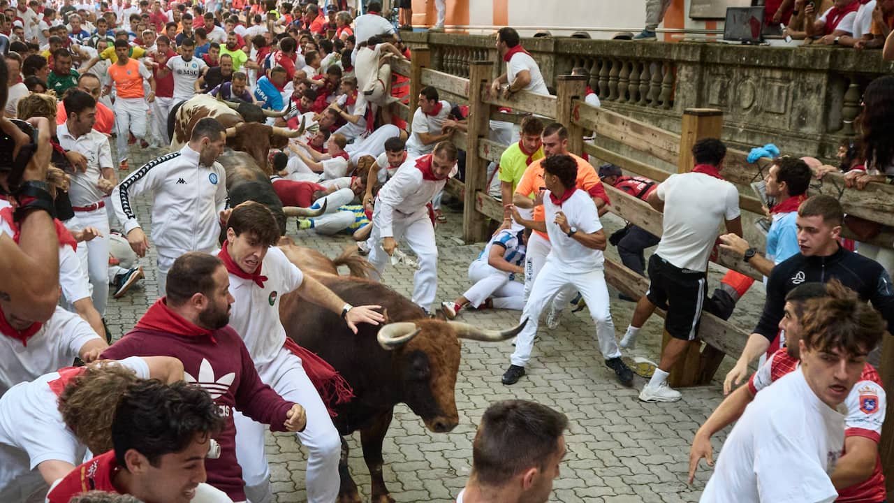 86-jarige Brit en 56 anderen gewond geraakt tijdens stierenrennen in Pamplona