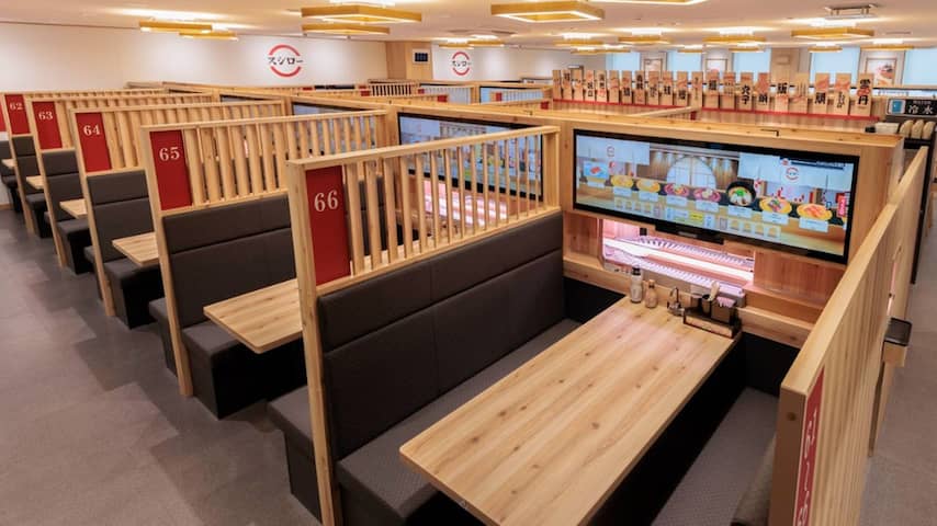 Sushi-trein Voor Op Tafel – 22-delige Roterende Set Met Batterij, Kinderspeelgoed Voor Rollenspel En Feestjes