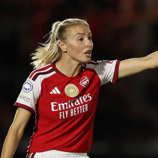 Illustratie bij: Merkwaardige handsbal bij Arsenal Vrouwen in CL, assist Van Asten voor Barça