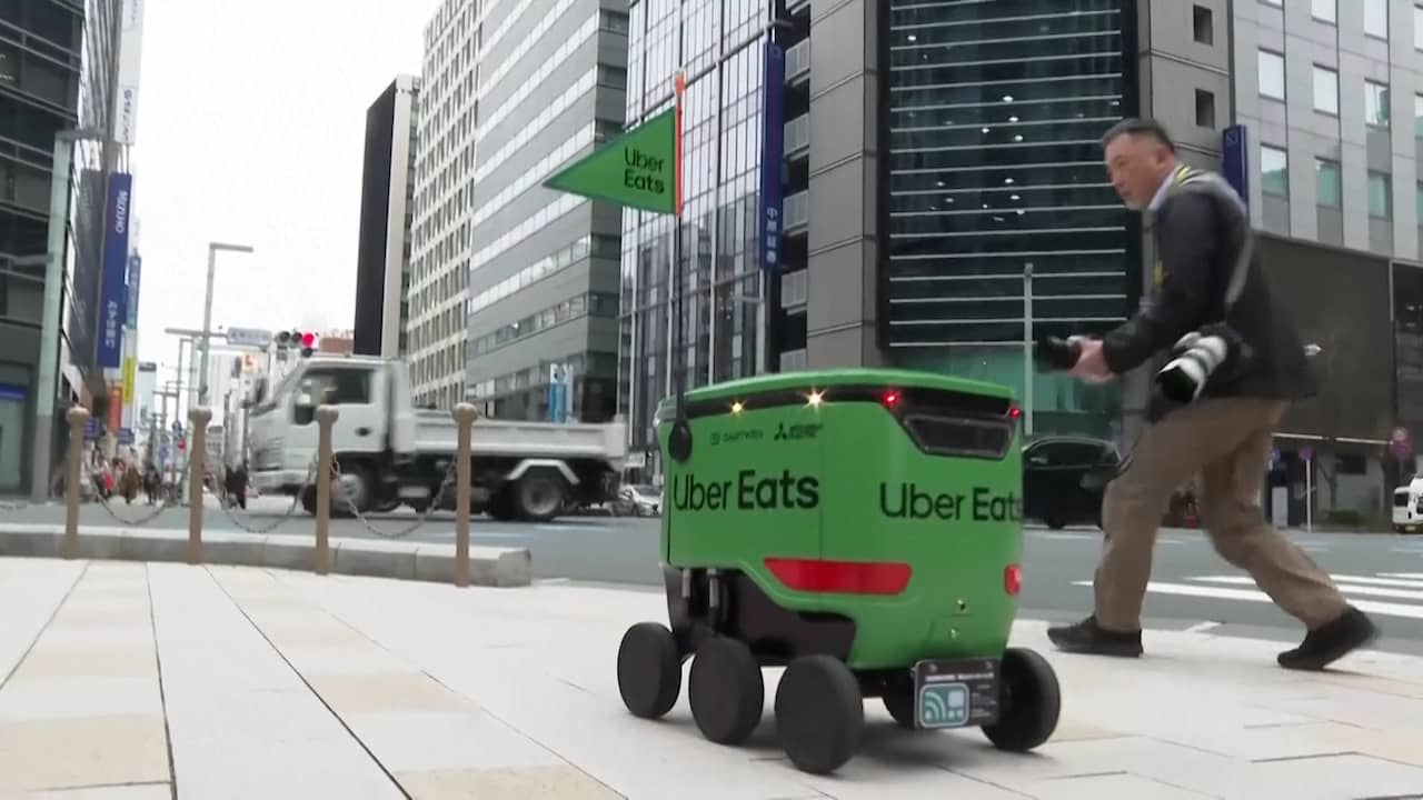 Uber Eats lanceert zelfrijdende bezorgrobot in Japan | NU.nl