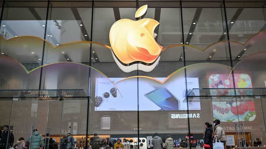 Beurswaarde Apple doorbreekt grens van 5 biljoen dollar