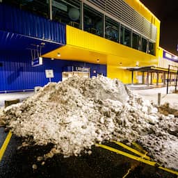 Live winterweer | IKEA in Utrecht en Groningen dicht vanwege sneeuw op dak