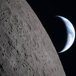 Live maanmissie | NASA deelt adembenemende foto's van aarde en maan