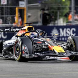 Verstappen negende in tweede training Las Vegas, weer gedoe met putdeksels