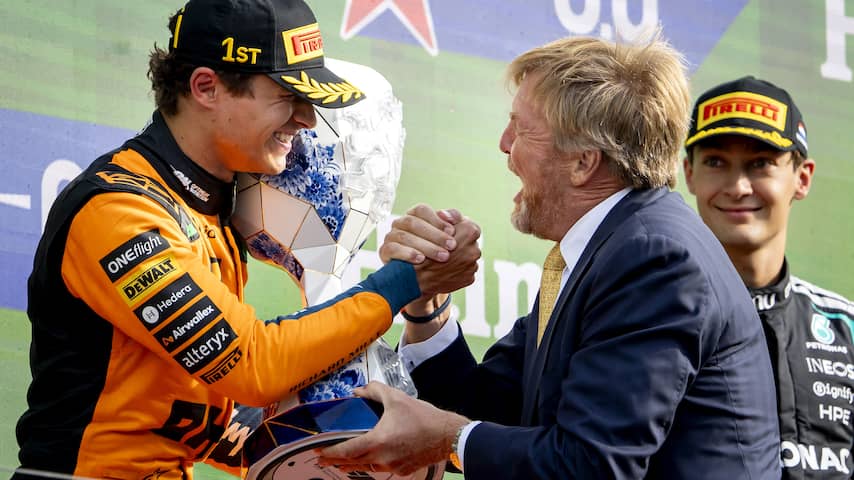 Norris volgde GP op tv's langs de baan: 'Mooie race om Zandvoort af te sluiten'