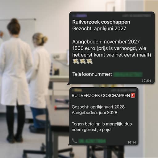 Illustratie bij: Geneeskundestudenten bieden duizenden euro's voor elkaars coschappen
