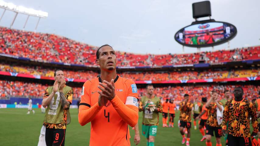 Foto bij Virgil van Dijk blijft aanvoerder van Oranje onder bondscoach Xavi