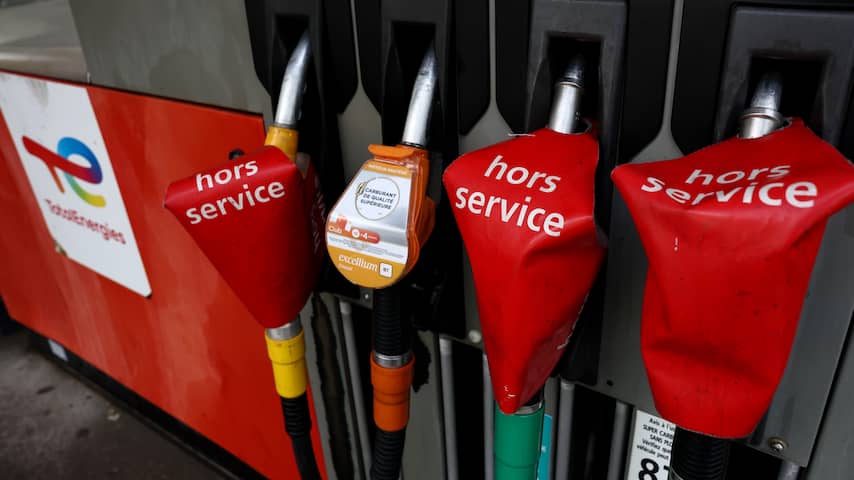 Bij deel Franse tankstations is niet alle brandstof meer te krijgen