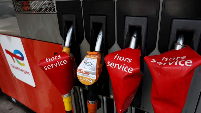 Foto bij Bij deel Franse tankstations is niet alle brandstof meer te krijgen