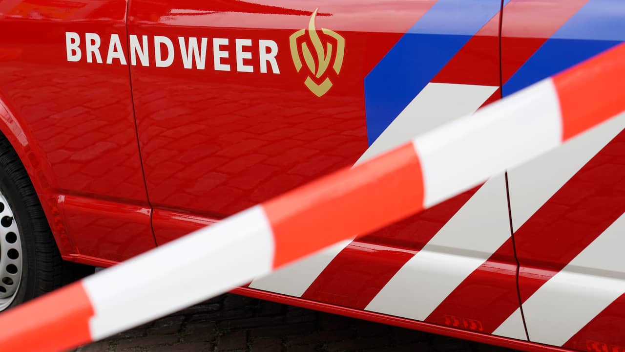 Brand bij een tennisvereniging in Scharendijke