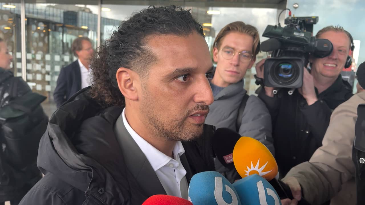 Ali R Ban Ali B verlaat rechtbank na slotwoord: 'Nooit gehoord dat er iets mis ...