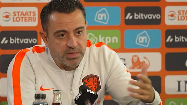 Xavi over afwezige Valente bij Oranje: 'We volgen hem'