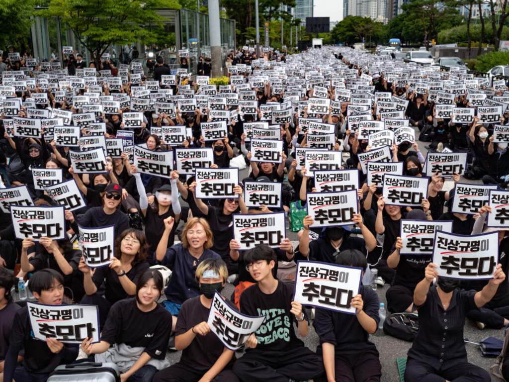 Lerarenprotest Korea