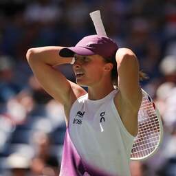 Swiatek uitgeschakeld op US Open na opvallende inzinking in eerste set