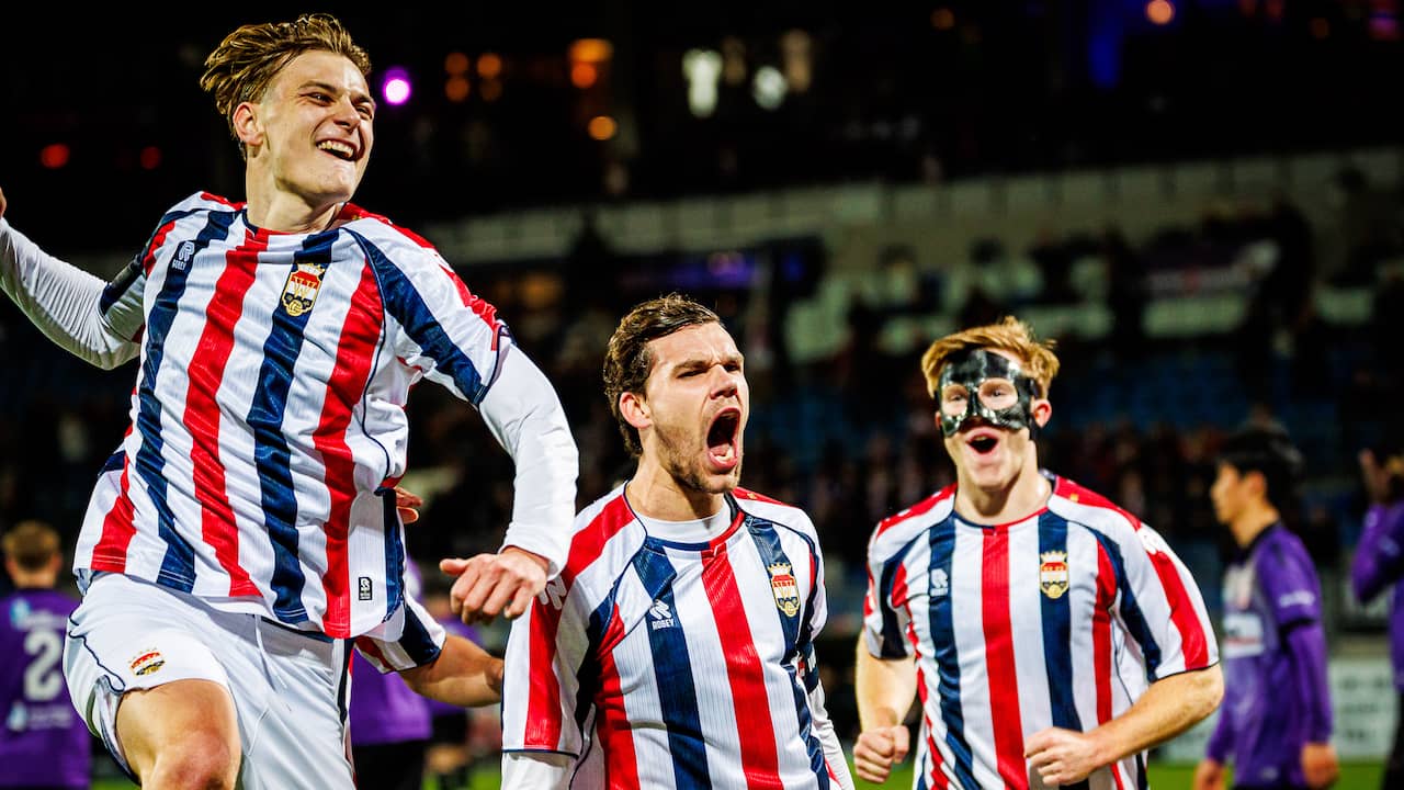 Willem II scoort 7 keer tegen Kuijt en Dordrecht in beker, De Treffers ...