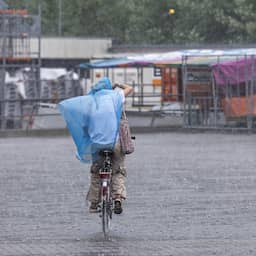 Zware regenval in Limburg, maar (bijna) lege beken kunnen veel opvangen